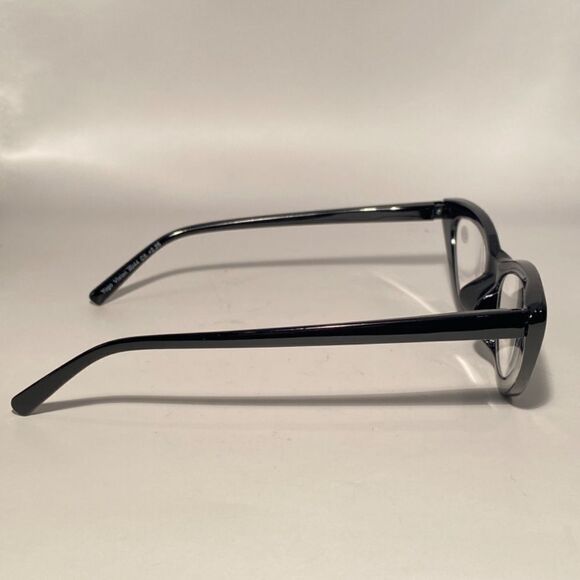 1172 Emma Cateye Reading Glasses 2.25 Black Readers NWT - Picture 6 of 9